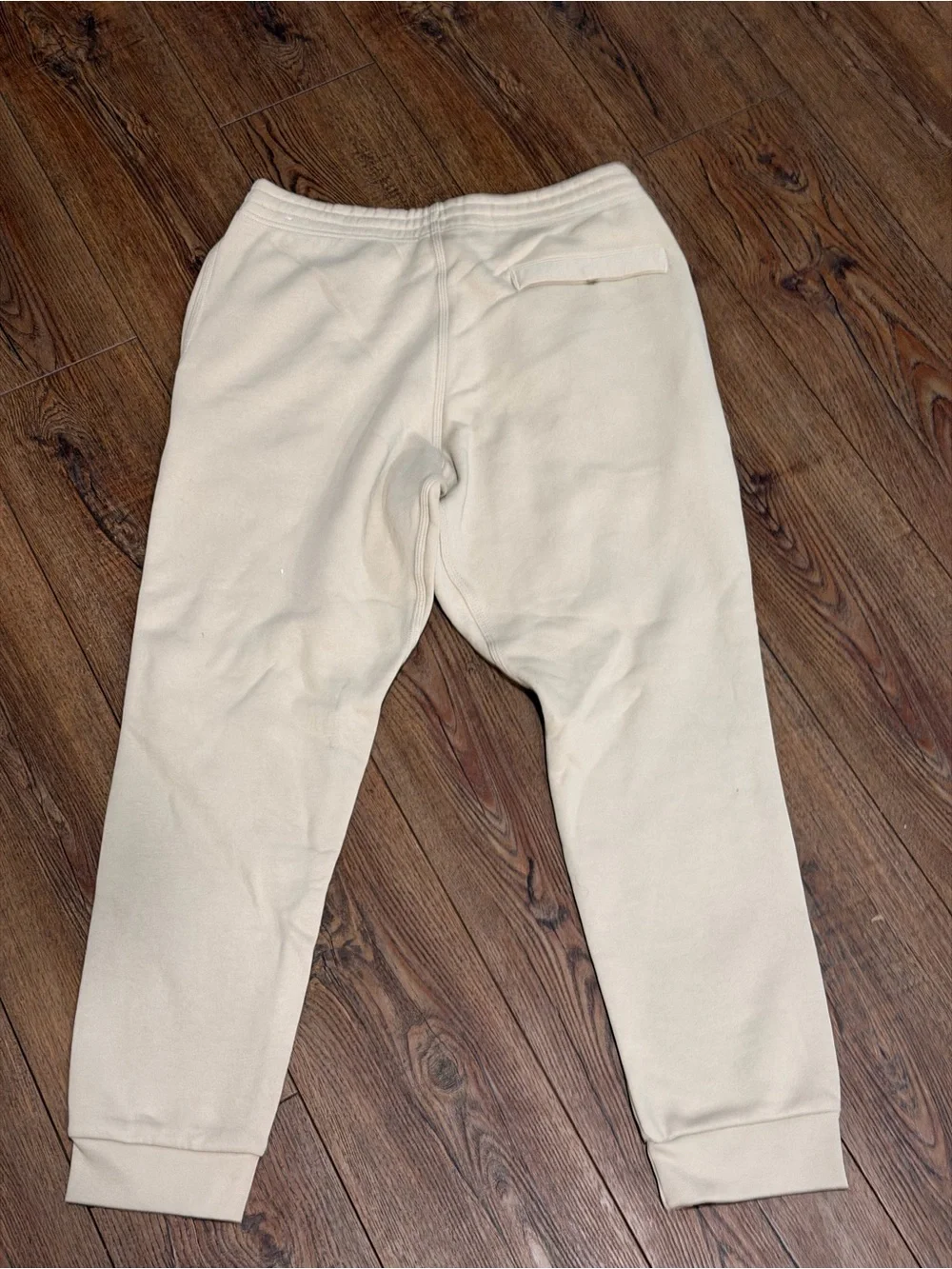 Nike Beige Fleece Jogger Bottoms